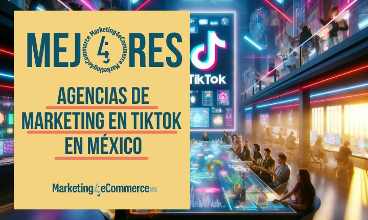 Imagen creada con IA en referencia a las agencias de marketing en TikTok.