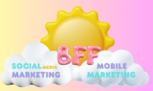 social media marketing y mobile marketing.