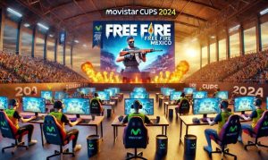 imagen creada en IA que muestra una representación del evento movistar cups 2024