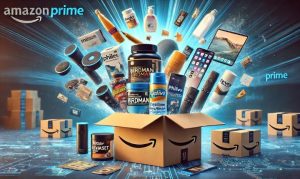 Imagen creada con IA que muestra los productos más vendidos en Amazon Prime Day México 2024