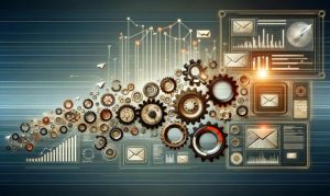Imagen creada con IA que representa la Automatización del Email Marketing: La Clave del Éxito para Escalar y Crecer tu E-Commerce en el 2024