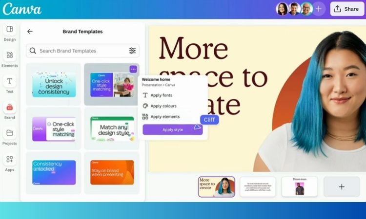 Canva presenta su mayor oferta de herramientas para empresas hasta la fecha: IA, diseño colaborativo, kits de trabajo y más