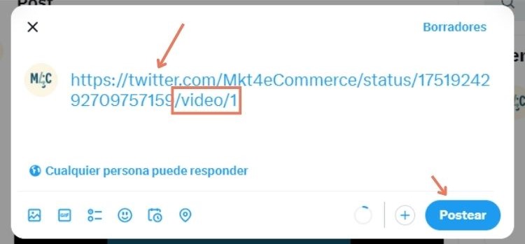 Como tuitear un video de otro usuario sin retuitear