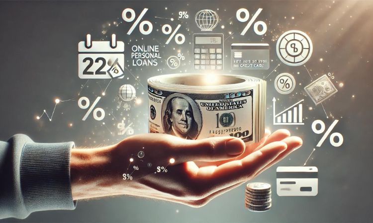 Imagen creada con IA que nos muestra una mano sosteniendo billetes, en referencia al crecimiento de las apps de préstamos personales en México.