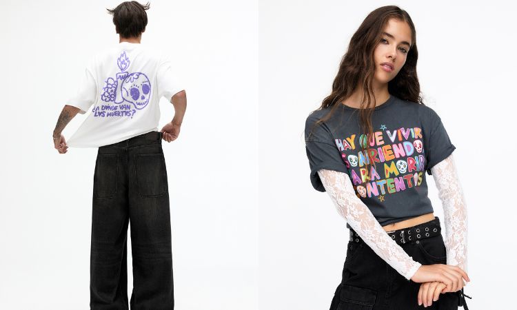 Colección de Pull and Bear Día de Muertos México.