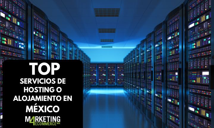 Toma de un servidor de hosting en México.