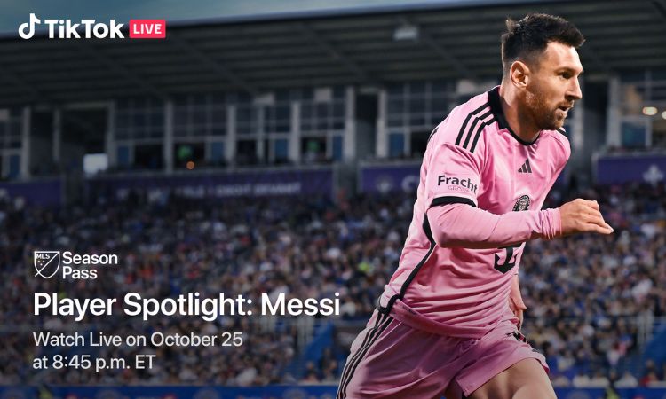TikTok transmitirá el partido de playoffs de la MLS Cup a través de una cámara exclusiva para Lionel Messi